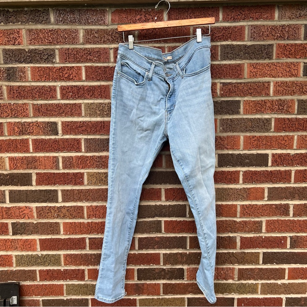 Levi’s Strauss Light Blue High Rise 311 Shaping Skinny Fitted Denim Skinny Jeans